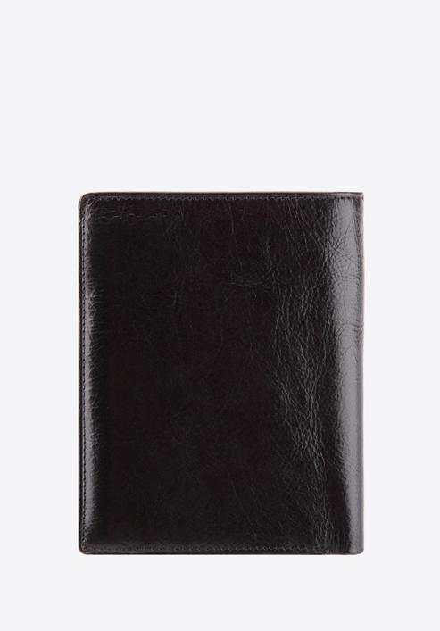 Męski portfel ze skóry prosty, czarny, 21-1-221-1, Zdjęcie 6