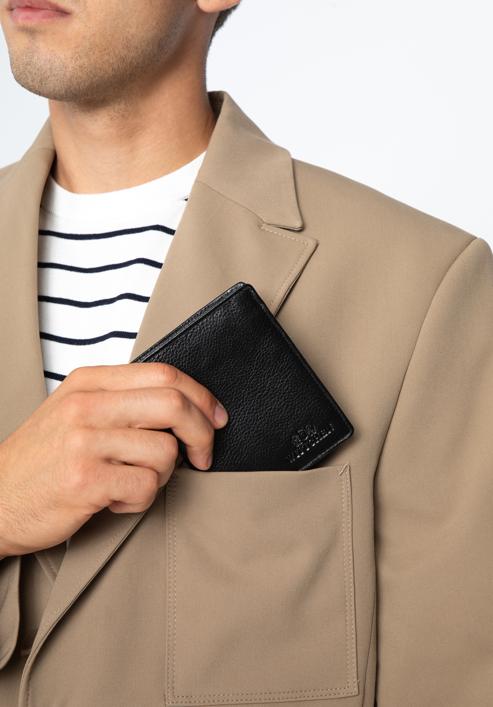 Men's medium-sized wallet, black, 21-1-265-10, Photo 15