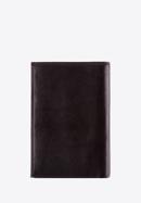 Męski portfel ze skóry z herbem bez zapięcia, czarny, 39-1-321-1, Zdjęcie 5