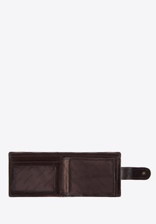 Męski portfel ze skory zapinany, brązowy, 10-1-127-4, Zdjęcie 1