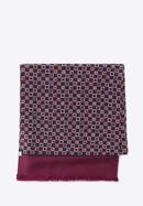 Men's silk scarf, violet-grey, 93-7M-S41-3, Photo 1