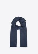 Men's scarf, navy blue, 91-7M-X01-7, Photo 2