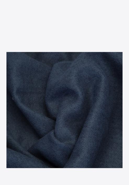 Men's scarf, navy blue, 91-7M-X01-7, Photo 3