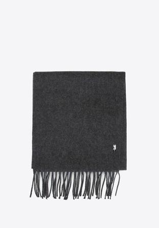Men's scarf, graphite, 91-7M-X03-88, Photo 1
