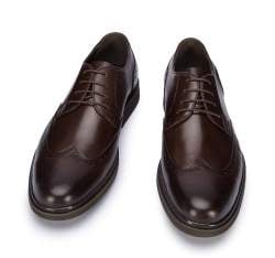 Shoes, dark brown, 95-M-508-4-44, Photo 1