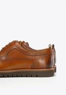 Men's leather brogues, brown, 96-M-501-1-43, Photo 7