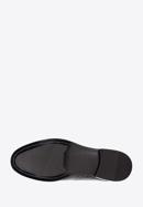 Men's leather brogue shoes, black, 94-M-511-1E-42, Photo 6