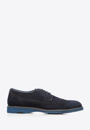 Shoes, navy blue, 92-M-515-7-45, Photo 1