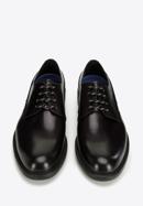 Men's leather Derby shoes, black, 96-M-500-1-42, Photo 2