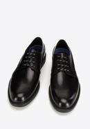Men's leather Derby shoes, black, 96-M-500-4-44, Photo 3