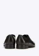 Męskie buty derby skórzane proste, czarny, 98-M-704-1-44, Zdjęcie 5