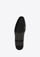 Męskie buty derby skórzane proste, czarny, 98-M-704-1-43, Zdjęcie 6