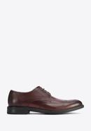 Men's leather Derby shoes, burgundy, 95-M-506-1-43, Photo 1