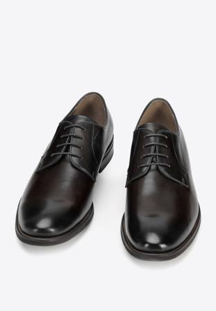Classic leather dress shoes, black, 93-M-524-1-40, Photo 1
