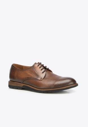 Men's shoes, brown, 90-M-916-4-40, Photo 1