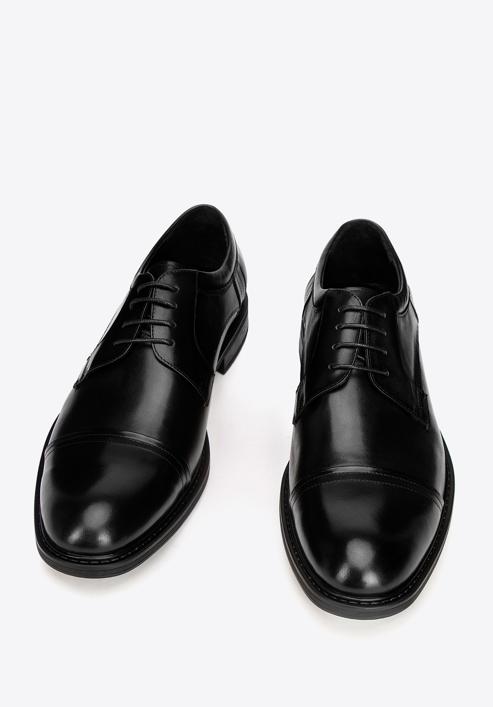 Leather Derby shoes, black, 93-M-526-4-43, Photo 2
