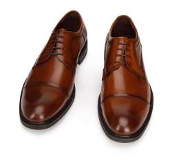 Leather Derby shoes, brown, 93-M-526-4-43, Photo 1