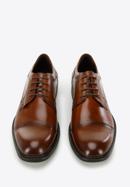 Men's leather Derby shoes, brown, 96-M-504-4-42, Photo 2