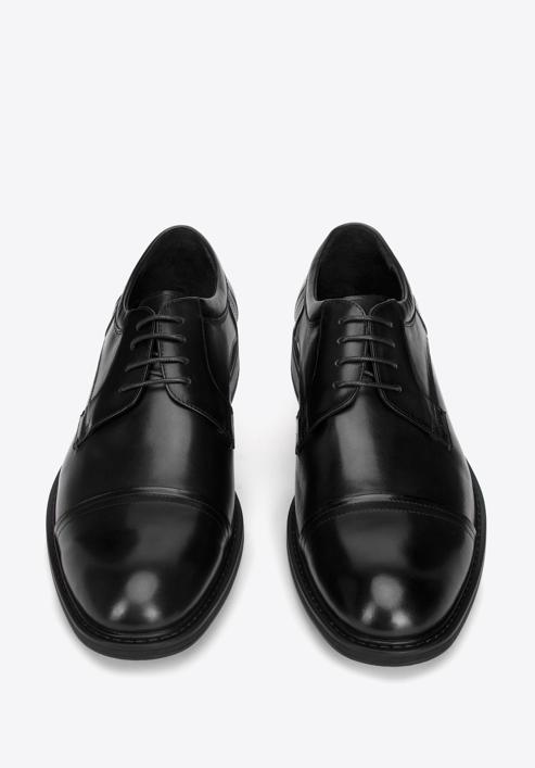 Leather Derby shoes, black, 93-M-526-4-43, Photo 3