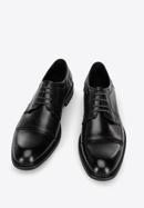 Men's leather Derby shoes, black, 96-M-505-3-41, Photo 3