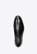Leather Derby shoes, black, 93-M-526-4-43, Photo 4