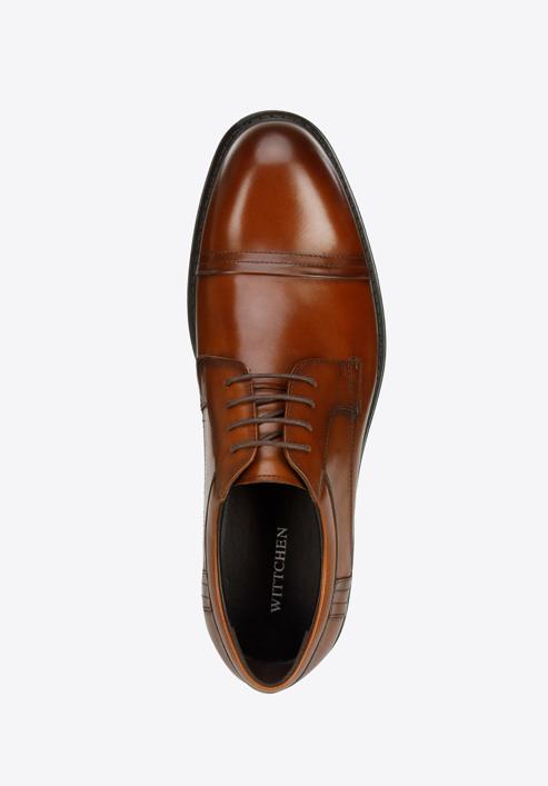Men's leather Derby shoes, brown, 96-M-504-4-42, Photo 5