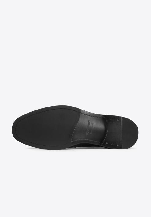 Leather Derby shoes, black, 93-M-526-4-43, Photo 6