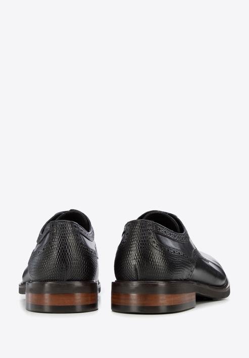 Men's leather Derby shoes, black, 96-M-701-4-41, Photo 5