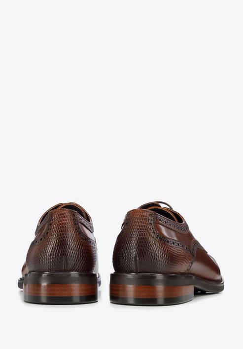 Men's leather Derby shoes, brown, 96-M-701-4-43, Photo 5