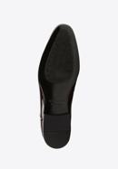 Men's patent leather Derby shoes, burgundy, 96-M-502-3-40, Photo 6