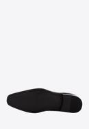 Men's croc print leather shoes, burgundy, 96-M-519-3C-39, Photo 6