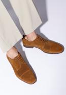 Men's Derby suede shoes, brown, 96-M-702-N-40, Photo 15