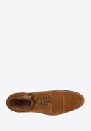 Men's Derby suede shoes, brown, 96-M-702-N-42, Photo 5