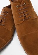 Men's Derby suede shoes, brown, 96-M-702-N-42, Photo 7