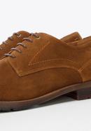 Men's Derby suede shoes, brown, 96-M-702-N-44, Photo 8