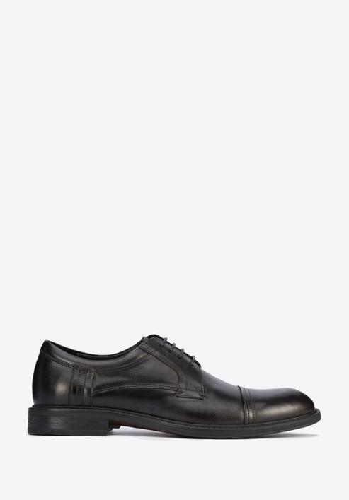 Men's classic leather Derby shoes, black, 95-M-503-4-44, Photo 1