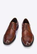 Men's classic leather Derby shoes, brown, 95-M-503-4-44, Photo 2