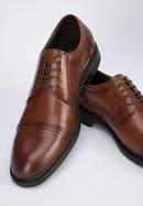 Men's classic leather Derby shoes, brown, 95-M-503-4-44, Photo 7