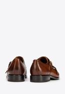 Men's classic double monk shoes, brown, 95-M-500-1-41, Photo 4