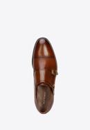 Men's classic double monk shoes, brown, 95-M-500-1-41, Photo 5