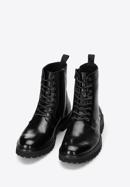 Men's leather combat boots, black, 97-M-503-4-39, Photo 2