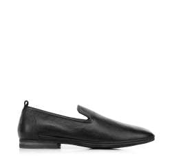 Soft leather loafers, black, 94-M-517-1-42, Photo 1