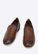 Soft leather loafers, dark brown, 94-M-517-1-43, Photo 2