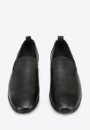 Soft leather loafers, black, 94-M-517-1-43, Photo 3