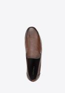 Soft leather loafers, dark brown, 94-M-517-1-43, Photo 4