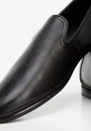 Soft leather loafers, black, 94-M-517-4-40, Photo 7
