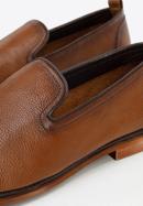 Soft leather loafers, brown, 94-M-517-5-43, Photo 7