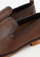 Soft leather loafers, dark brown, 94-M-517-1-43, Photo 8