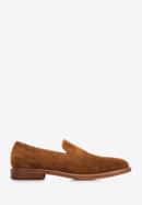 Men's suede loafers, brown, 96-M-708-N-44, Photo 1