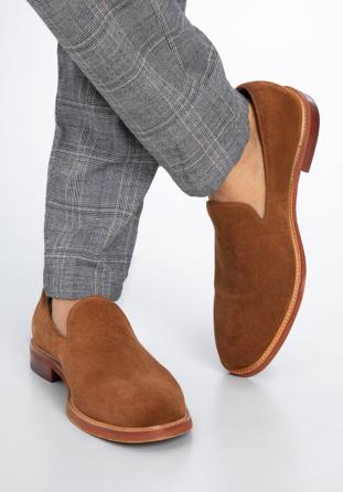 Men's suede loafers